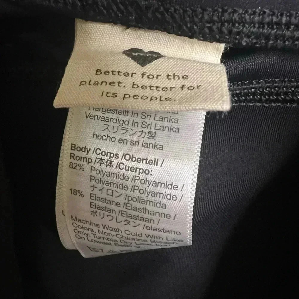 Madewell High Rise Black Biker Legging Shorts yoga XS women’s athletic workout - Picture 3 of 5